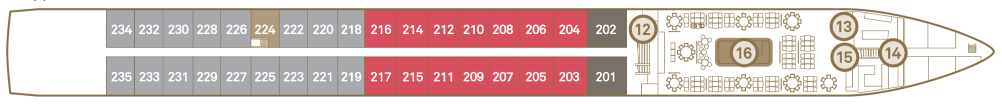 Sapphire Deck plan